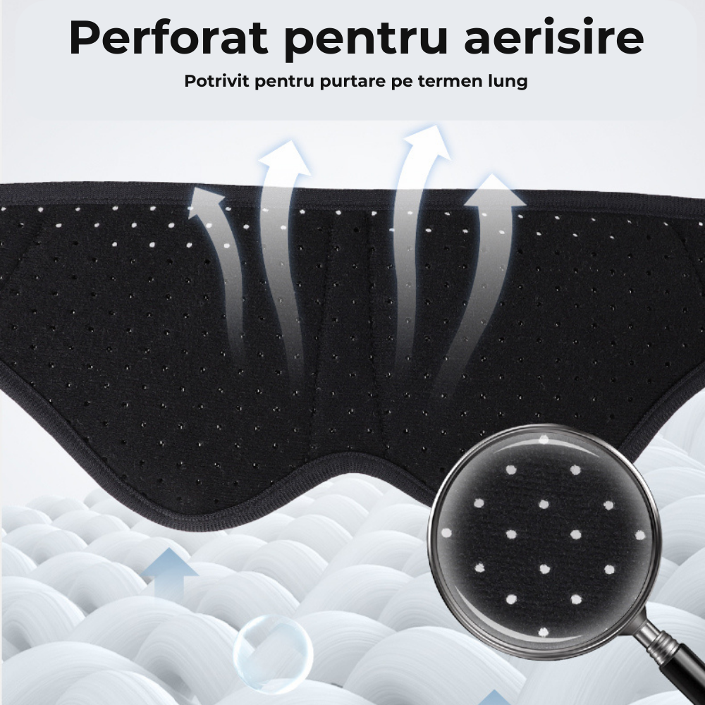 Centura de suport inghinala CuproSmart®, reglabila,  bilaterala, cu tampoane anatomice pentru presare